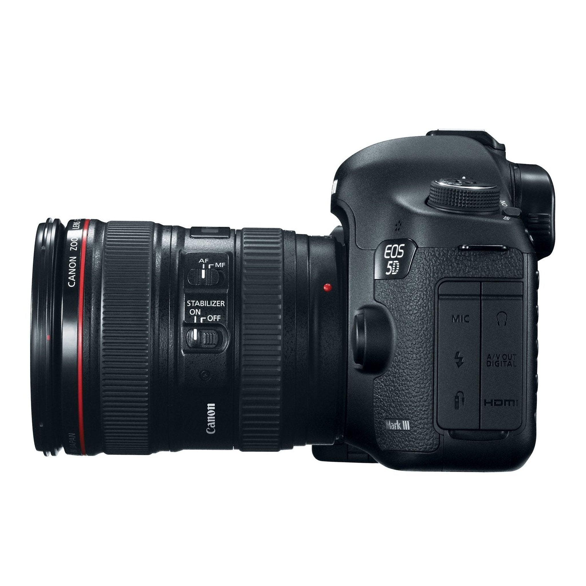 Canon EOS 5D Mark III 22.3 MP Full Frame CMOS Digital SLR Camera with EF 24-105mm f/4 L IS USM Lens Canon