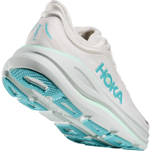 Hoka Women's Bondi 9 Sneaker, Frost/Cielo Blue, 8