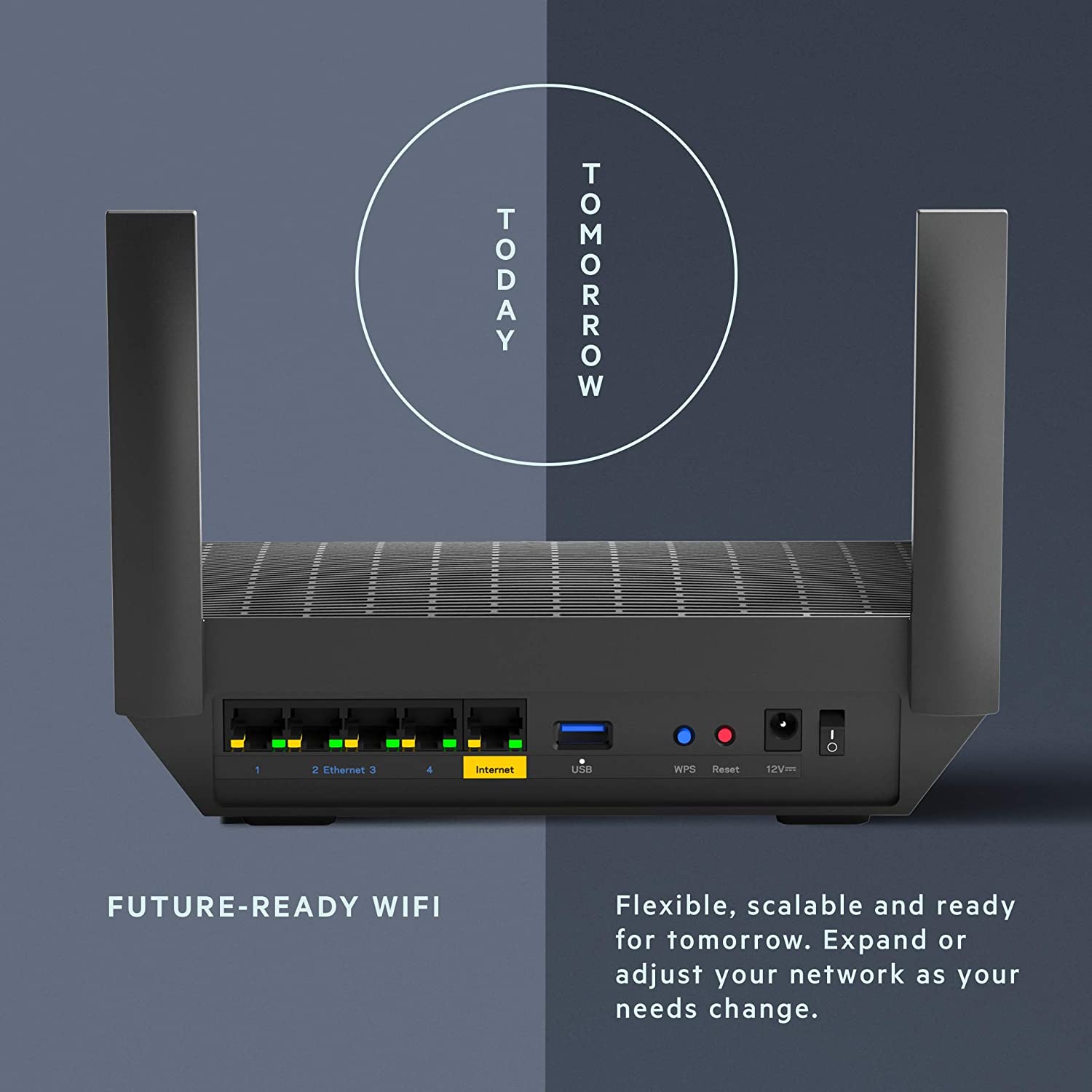 Linksys MR7350 MAX-STREAM AX1800 Wireless Router with Ethernet Cable + Wire Ties