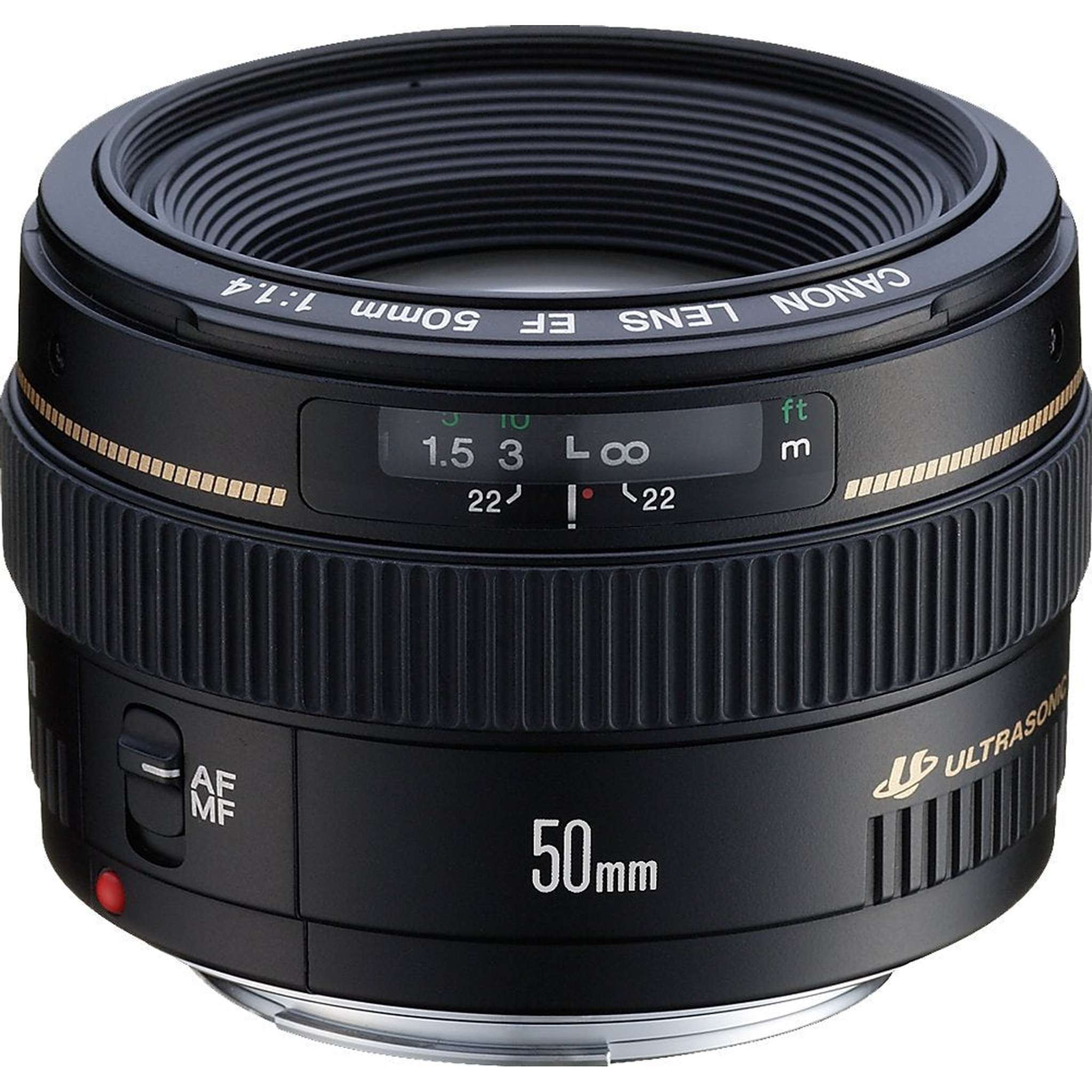 Canon EF 50mm f/1.4 USM Standard & Medium Telephoto Lens for Canon SLR Cameras - Fixed - Used Canon