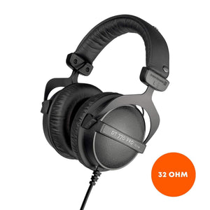 Beyerdynamic DT 770 PRO 32 Ohm Studio Headphone - 6" Velcro Straps - Card Reader - Headphone Cleaner 4oz Base Bundle Beyerdynamic