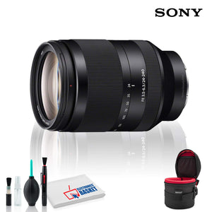 SONY SEL FE 24-240 f/3.5-6.3 OSS Lens Intl Model with Cleaning Kit and Padded Lens Case