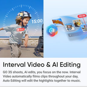 Insta360 GO 3S 128GB Edition + Selfie Stick + Tripod + More