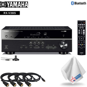 Yamaha 5.1-Channel A/V Receiver Accessory Kit - Includes - 4 x HDMI Cable + More!