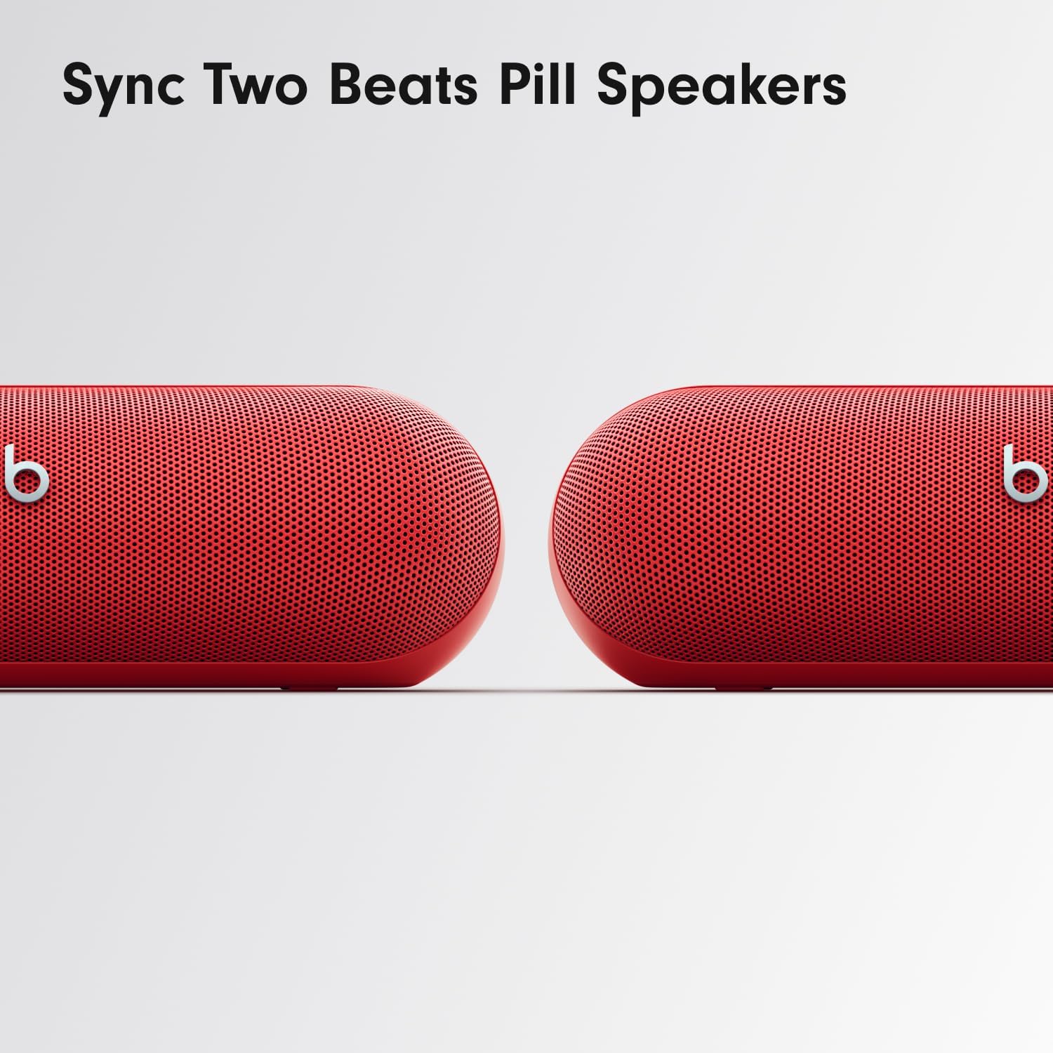 Beats Pill - Wireless Bluetooth Speaker and Portable Charger via USB-C - Up to 24 Hours Battery Life, IP67 Water Resistant, Apple & Android Compatible, Built-in Microphone - Statement Red