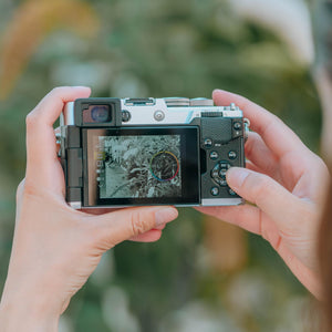 OM SYSTEM Pen Body Silver Mirrorless Camera Compact Weather-Sealed Creative Profile 4K Video AI Autofocus Image Stabilization for Everyday and Travel Photography.