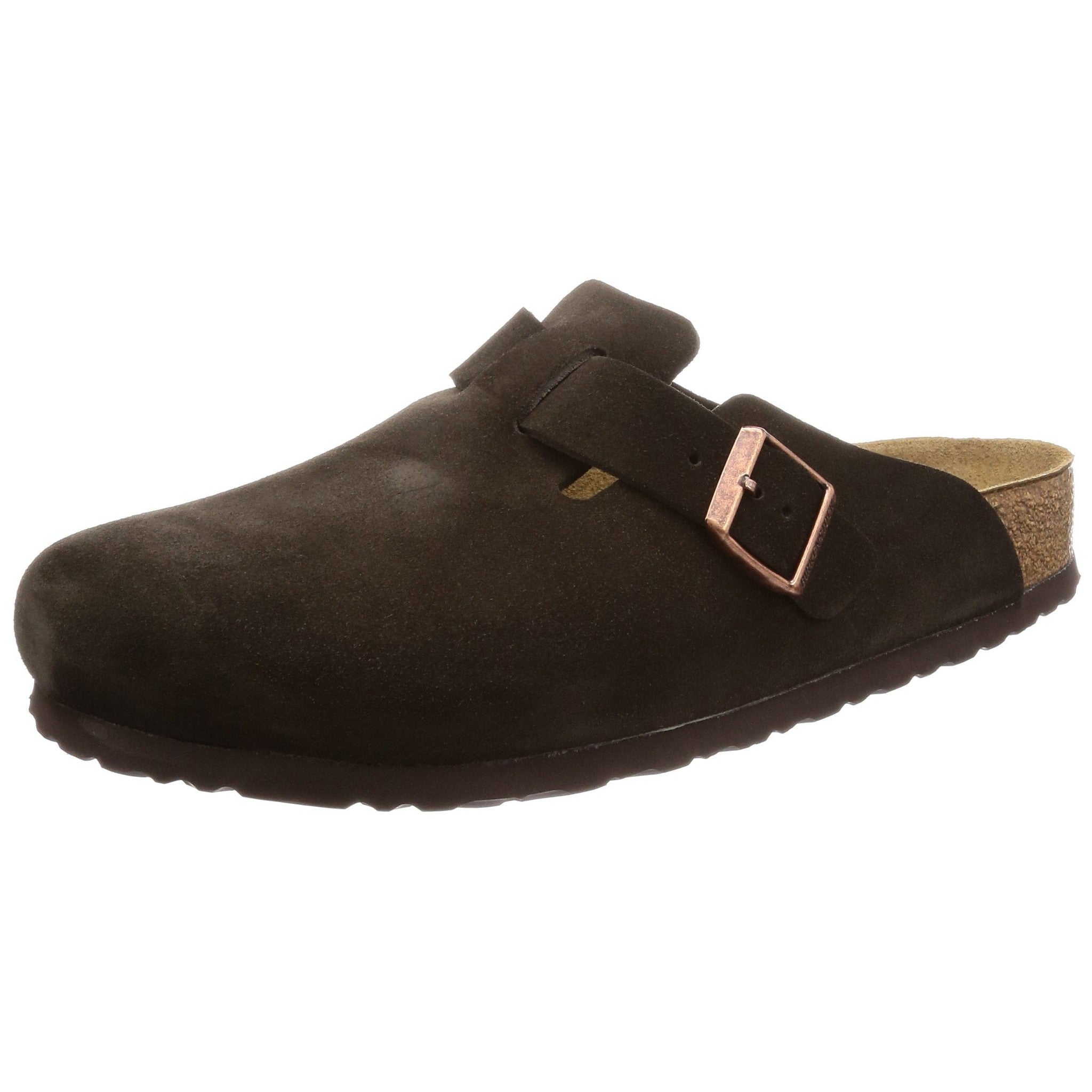 Birkenstock Classic Women's Boston Soft Clogs - Narrow, Mocha, Brown, 9-9.5 Medium US Birkenstock