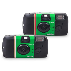 Fujifilm QuickSnap Flash 400 One-Time-Use Camera - 2 Pack