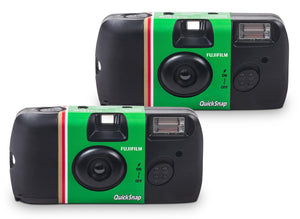 Fujifilm QuickSnap Flash 400 One-Time-Use Camera - 2 Pack