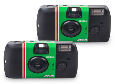Fujifilm QuickSnap Flash 400 One-Time-Use Camera - 2 Pack