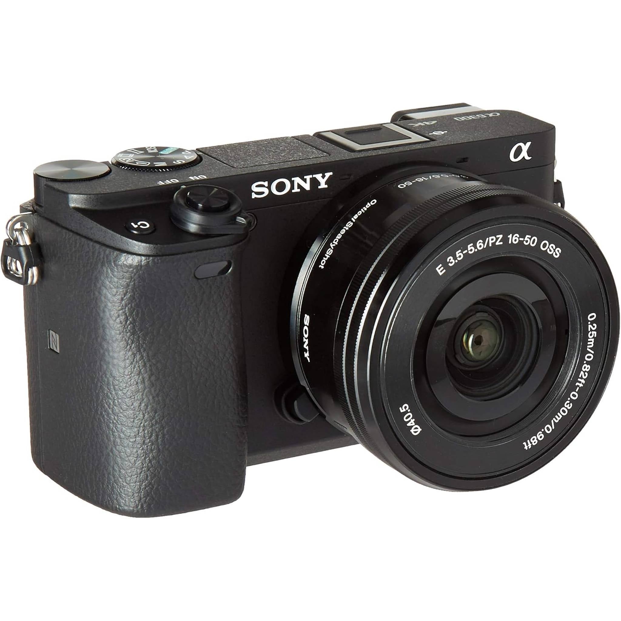 Sony Alpha a6300 Mirrorless Camera Interchangeable Lens Digital Camera with 16-50mm Power Zoom Lens - E Mount Compatible - Reconditioned Sony