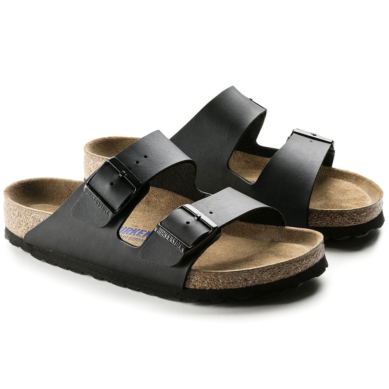 Birkenstock Women's Casual Open Back Slippers, Black, 41