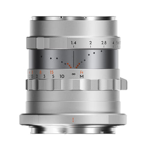 Thypoch Full-Frame Photography Lens Simera 28mm f1.4 Compatible for Nikon Z Mount - Silver