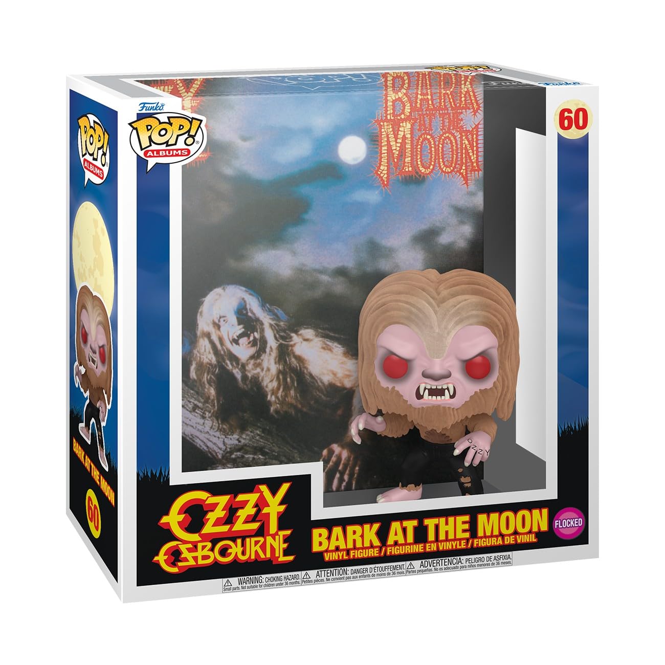 Funko Pop! Albums: Ozzy Osbourne - Bark at The Moon - Flocked - Collectable Vinyl Figure - Gift Idea - Official Merchandise - Toys for Kids & Adults - Music Fans - Model Figure for Collectors