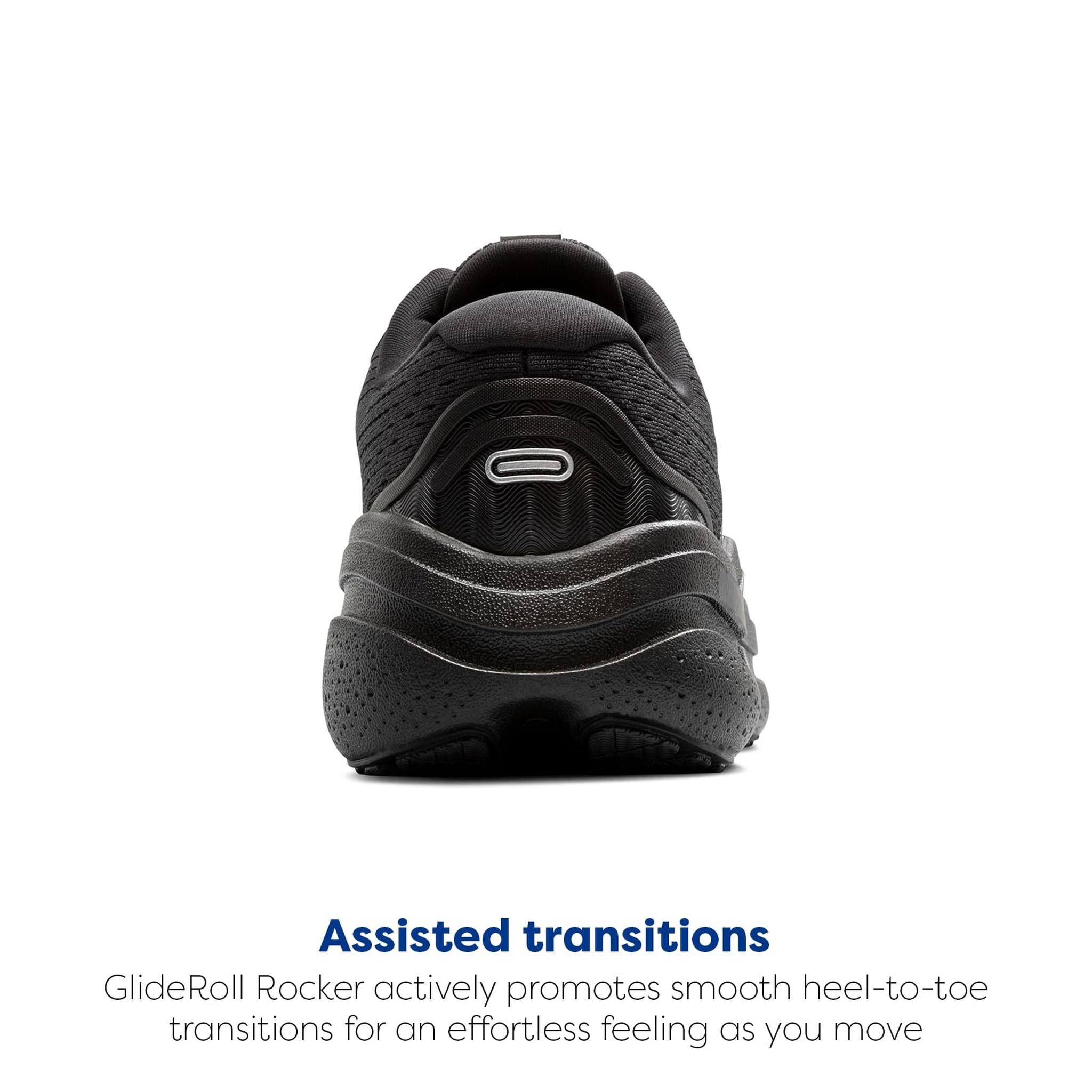 Brooks Men’s Ghost Max 2 Neutral Running & Walking Shoe - Black/Black/Ebony - 9.5 Medium