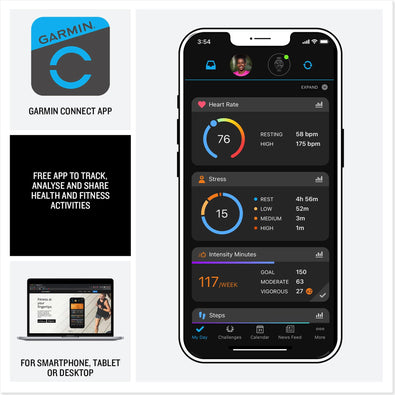 Garmin vívoactive 5, Health and Fitness GPS Smartwatch Orchid