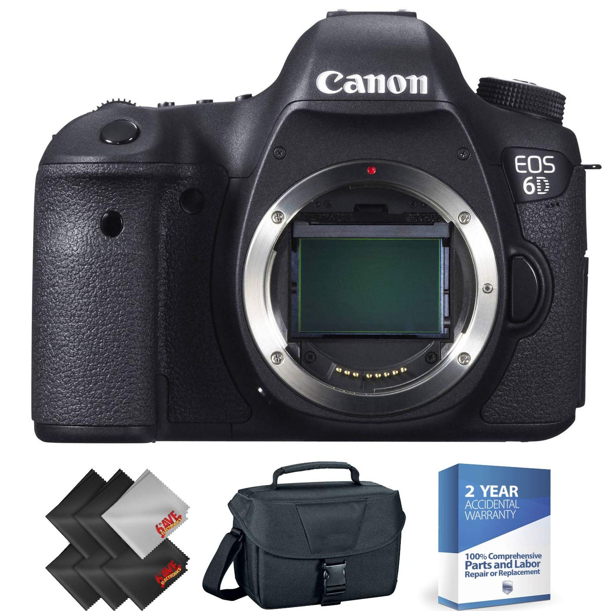 Canon EOS 6D DSLR Camera Body Only - Open Box + 2 Year Accidental Warranty Canon