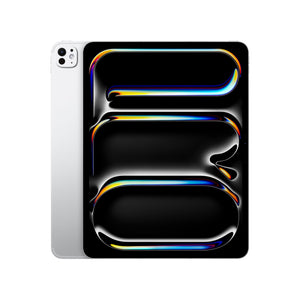 Apple iPad Pro 13-Inch M4 : Ultra Retina XDR Display, 256GB, Landscape 12MP Front Camera/12MP Back Camera, LiDAR Scanner, Wi-Fi 6E + 5G Cellular with eSIM, Face ID, All-Day Battery Life - Silver