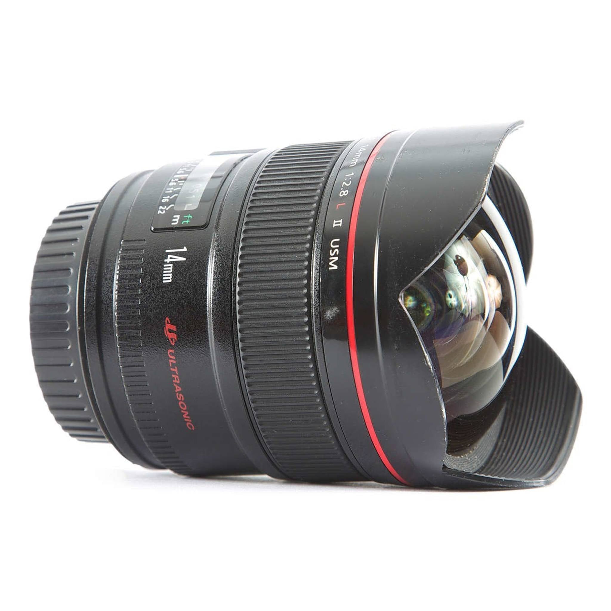 Canon EF 14mm f/2.8L II USM Ultra-Wide Angle Fixed Lens for Canon Digital SLR Cameras - Used Canon