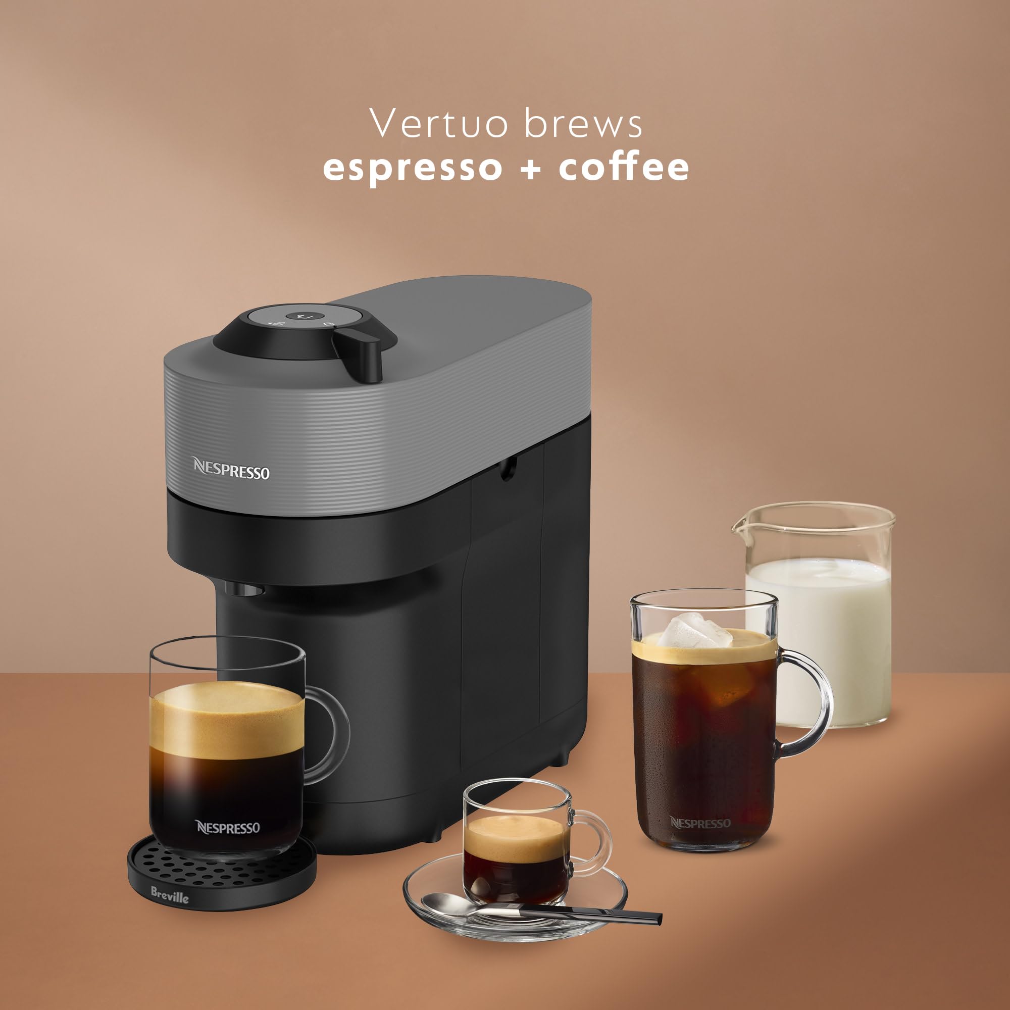 Nespresso Vertuo POP+ by Breville, Dark Grey