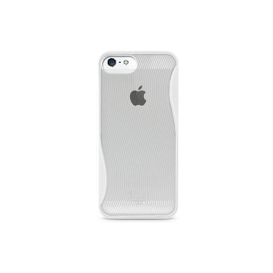 iLuv ICA7H328WHT Twain Two-Part Dual Protection Case for Apple iPhone 5 - 1 Pack - Retail Packaging - White