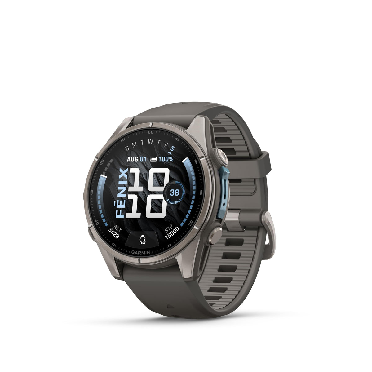 Garmin fēnix® 9, Titanium, 43mm, Pebble Gray