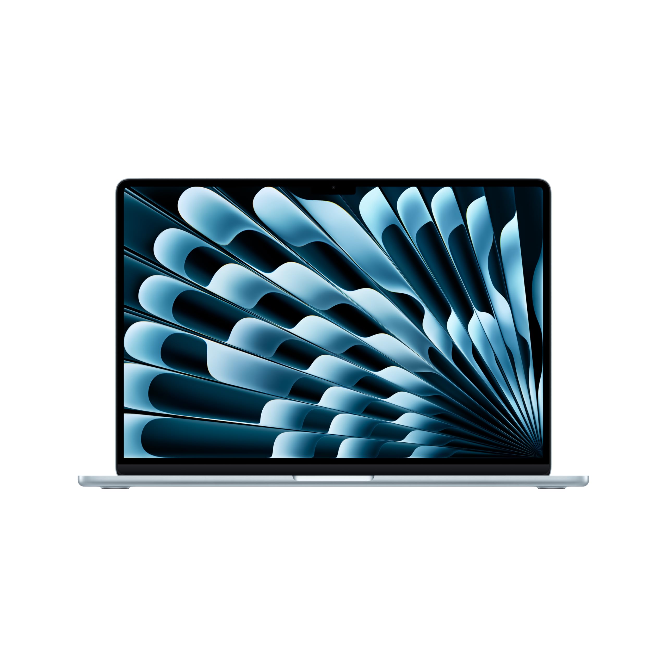 Apple 2025 MacBook Air 15-inch Laptop with M4 chip: Built for Apple Intelligence, 15.3-inch Liquid Retina Display, 16GB Unified Memory, 512GB SSD Storage, 12MP Center Stage Camera, Touch ID; Sky Blue