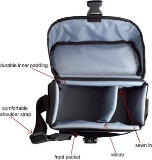 7 X Canon 9320A023 100ES Padded Digital SLR Camera Case EOS Shoulder Gadget Bag