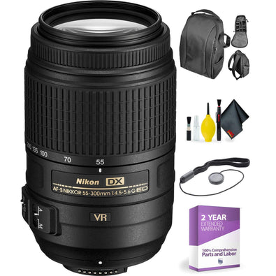 Nikon 55-300 F/4-5.6 AFS DX ED VR + Deluxe Lens Cleaning Kit