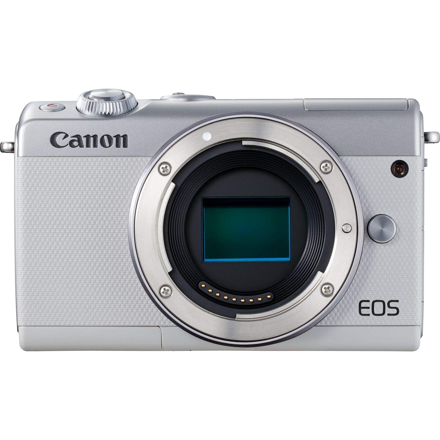 Canon EOS M100 Mirrorless Digital Camera International Model White Body, White Kit Box
