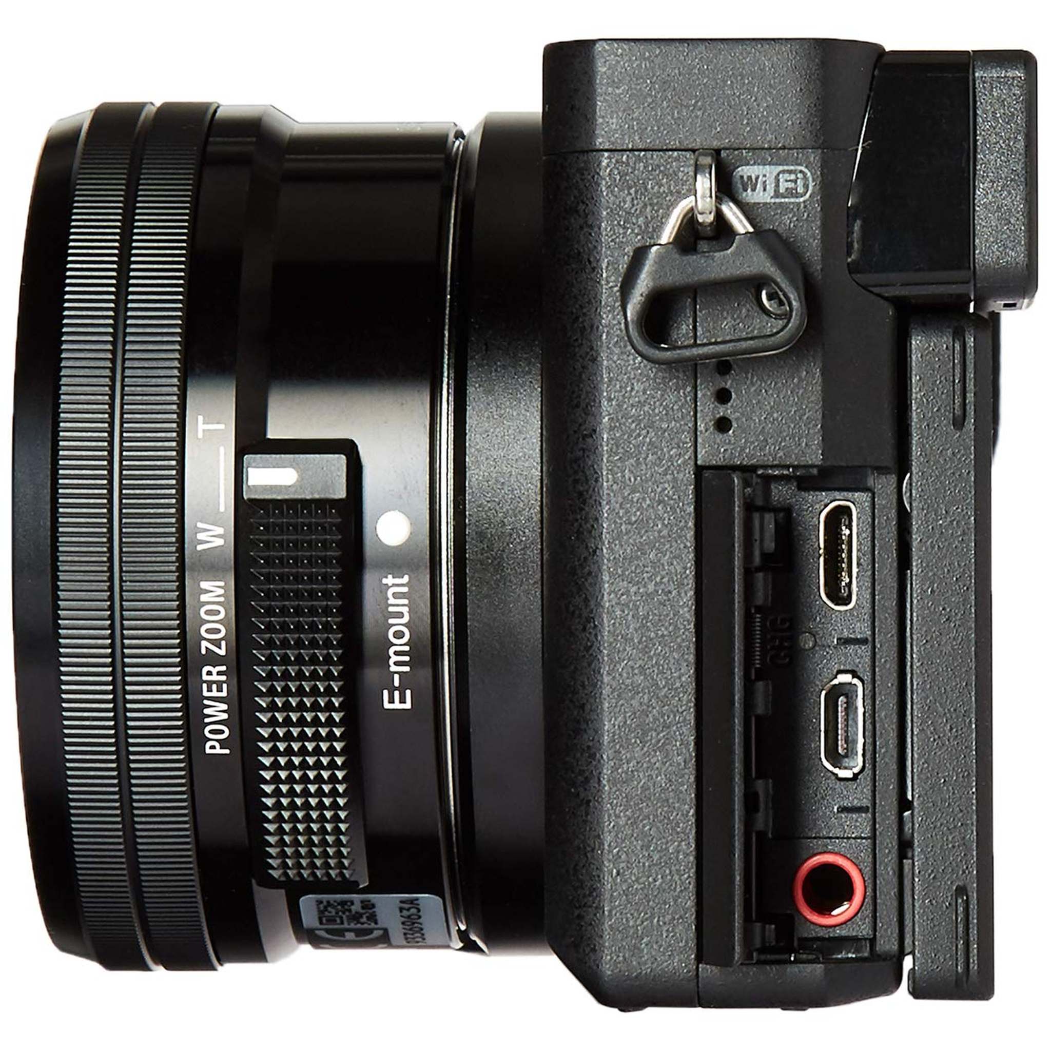 Sony Alpha a6300 Mirrorless Camera Interchangeable Lens Digital Camera with 16-50mm Power Zoom Lens - E Mount Compatible - Reconditioned Sony