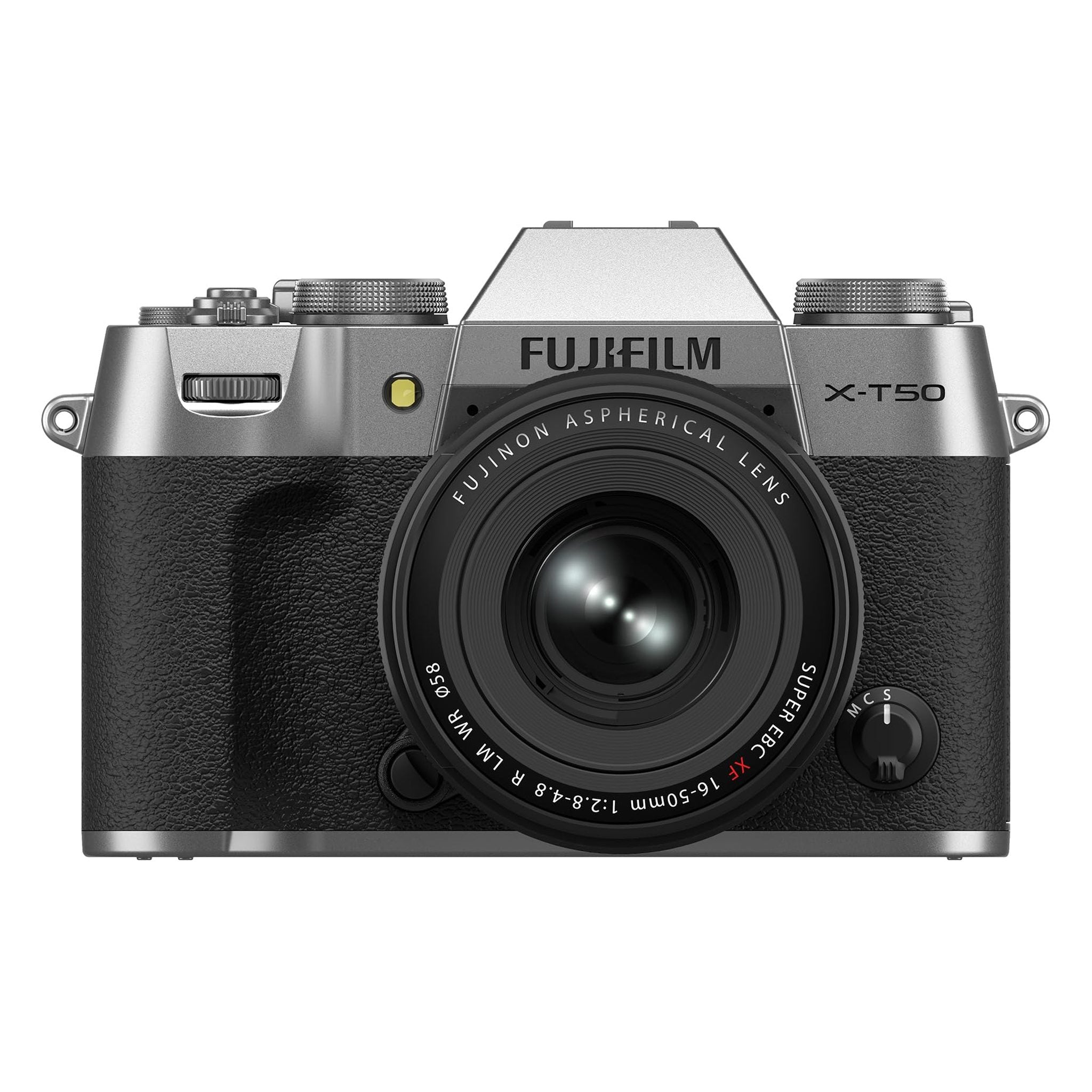 Fujifilm X-T50 Mirrorless Digital Camera XF16-50mmF2.8-4.8 R LM WR Lens Kit - Silver