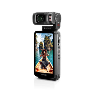 Minolta MN5KGP1 5K Ultra HD / 20 MP Handheld Pocket Camcorder w/Motorized Tilting Lens Head Minolta