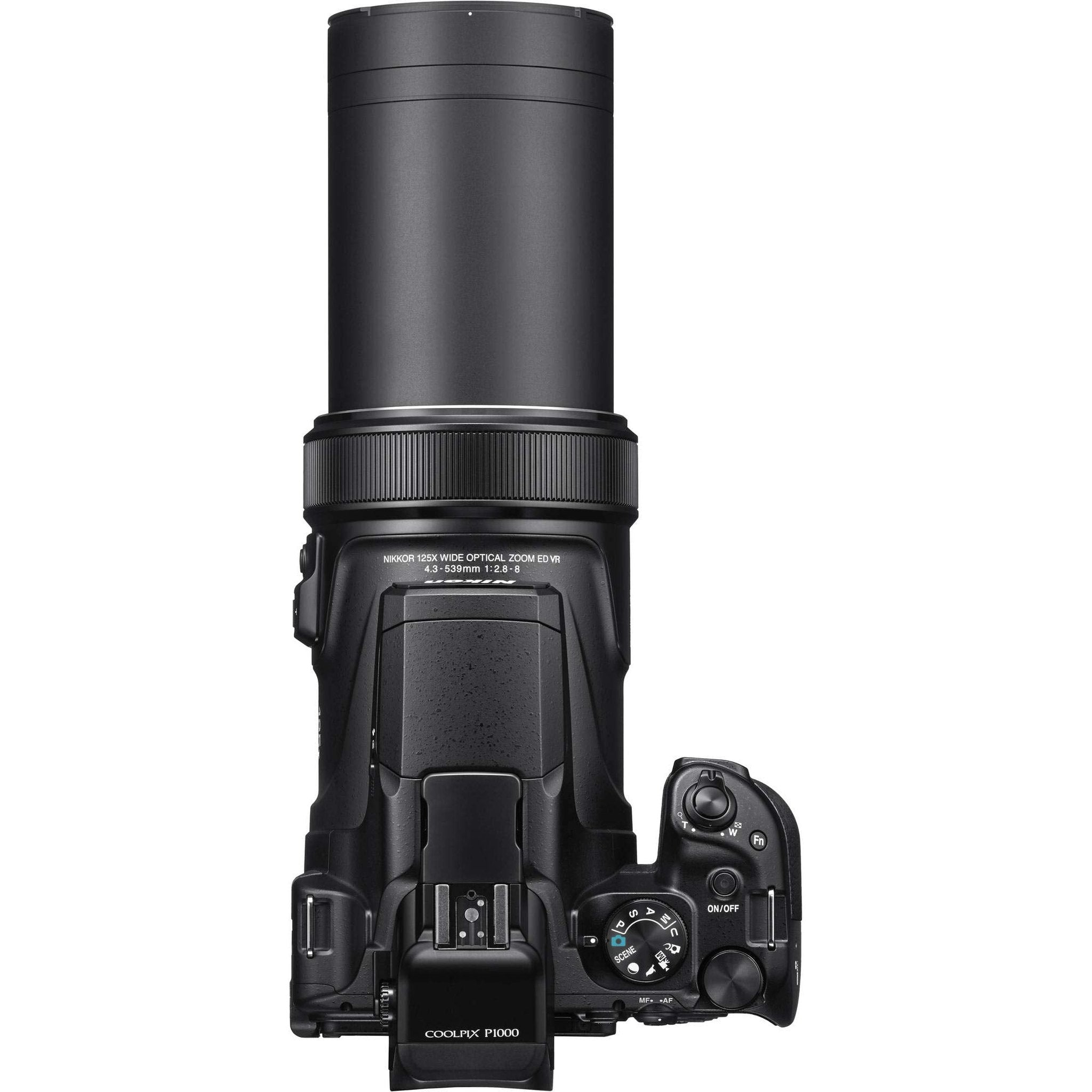 Nikon COOLPIX P1000 Digital Camera + 128GB Memory Card Base Bundle International Model