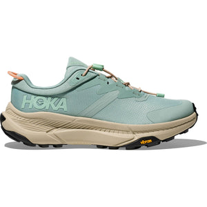 Hoka Women's Transport Sneaker, Jade/Oyster Mushroom, 6.5