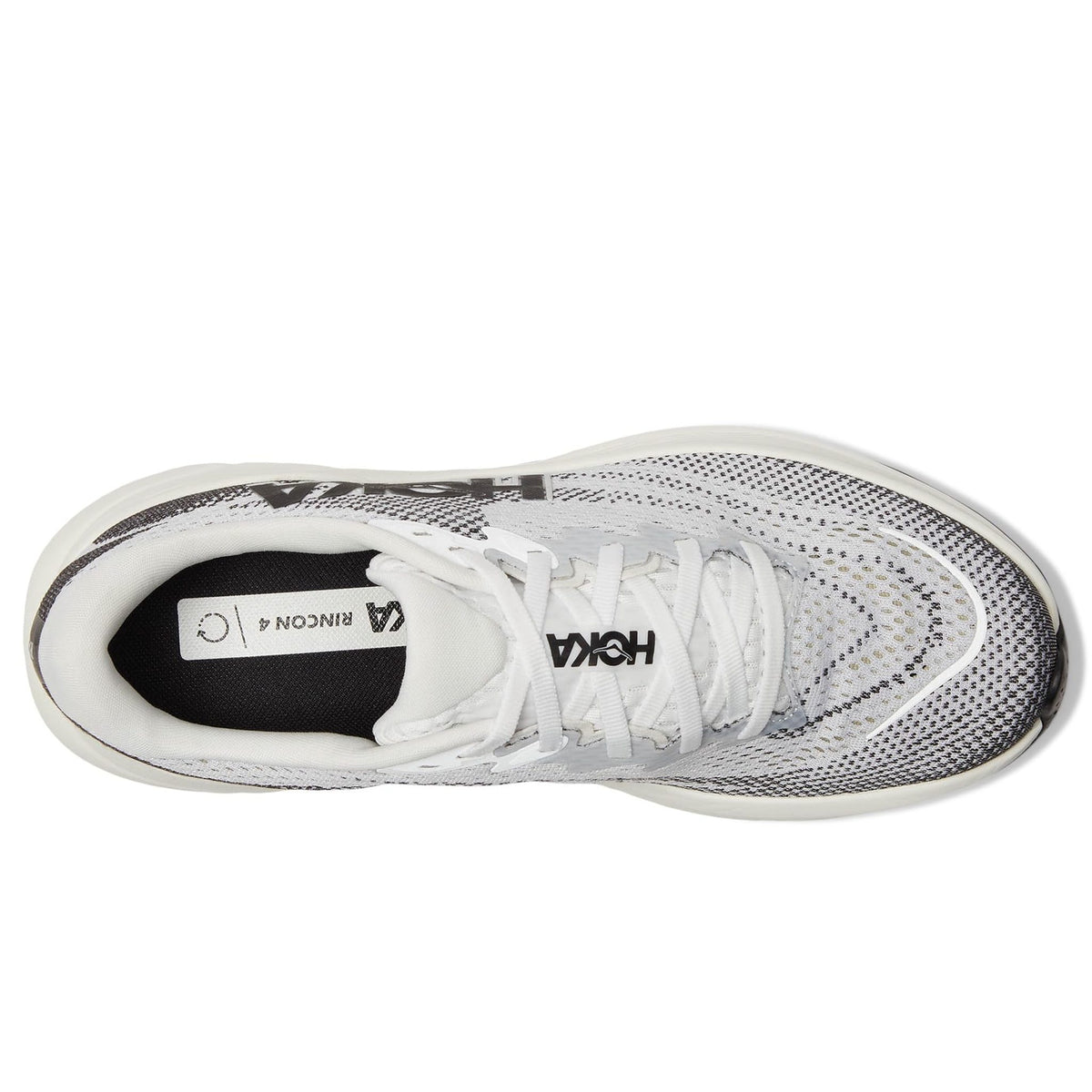 Hoka Men's Rincon 4 White/Black 10.5 Medium