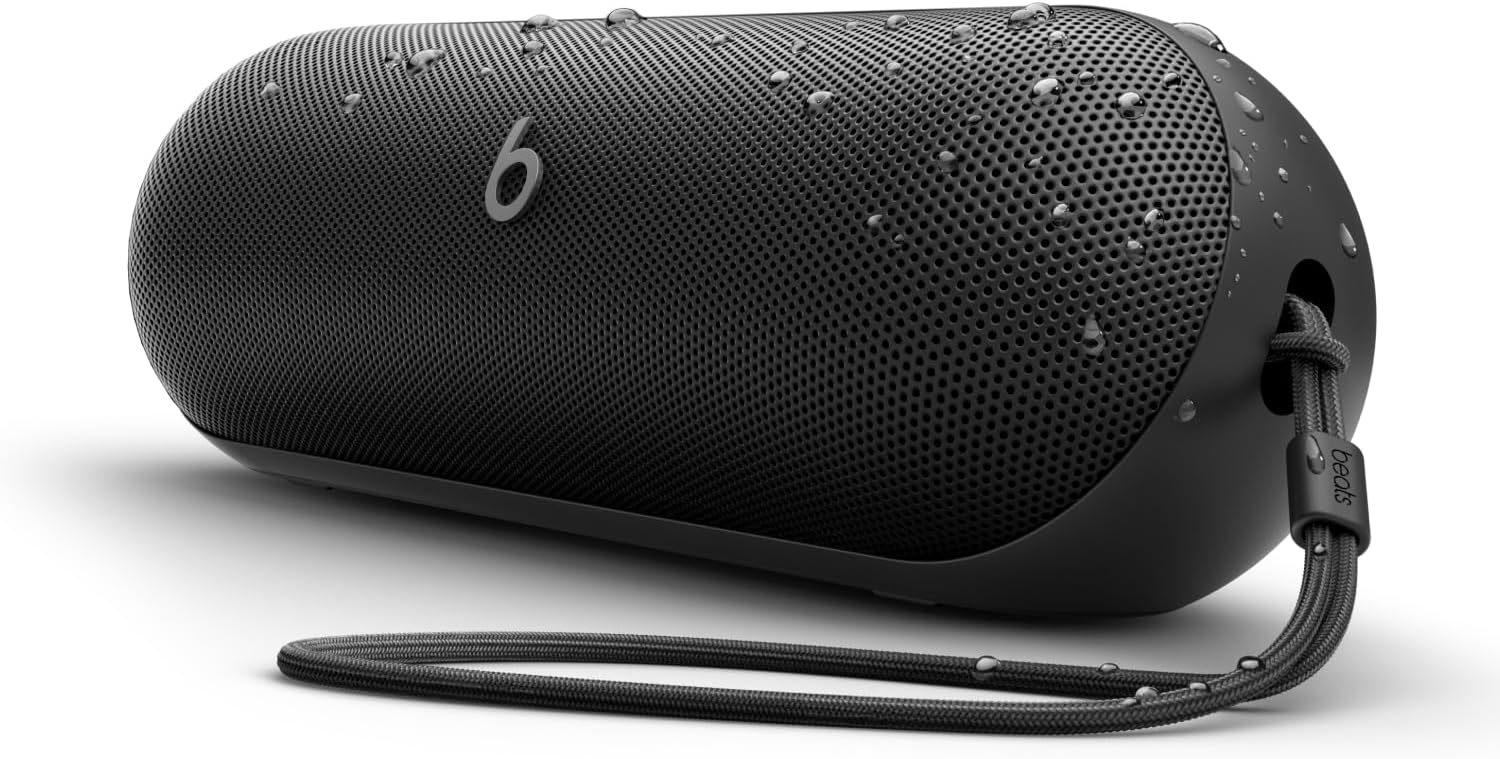 Beats Pill - Wireless Bluetooth Speaker and Portable Charger via USB-C - Up to 24 Hours Battery Life, IP67 Water Resistant, Apple & Android Compatible, Built-in Microphone - Matte Black