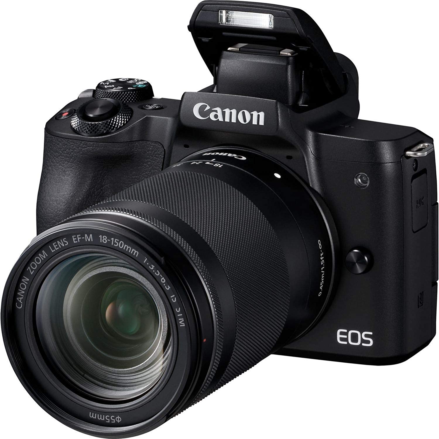 Canon EOS M50 Mark II Mirrorless Camera W/ EF-M 18-150mm Lens + Filters Bundle