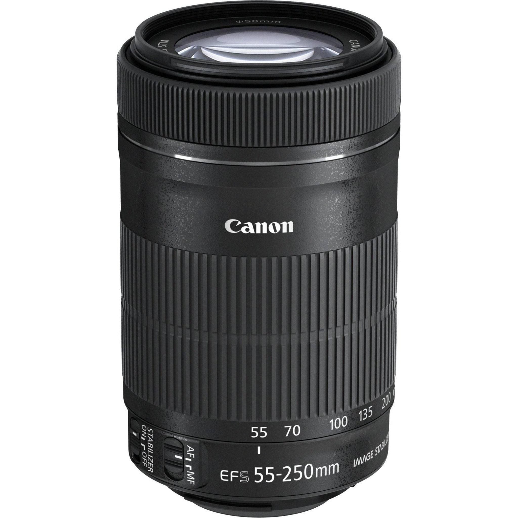 Canon EF-S 55-250mm f/4-5.6 IS STM Telephoto Zoom Lens International Version No Warranty - Used Canon