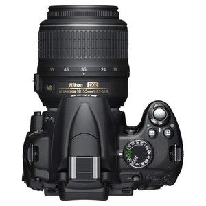 Nikon D5000 12.3 MP DX Digital SLR Camera with 2.7-inch Vari-angle LCD Body Only - Reconditioned Nikon