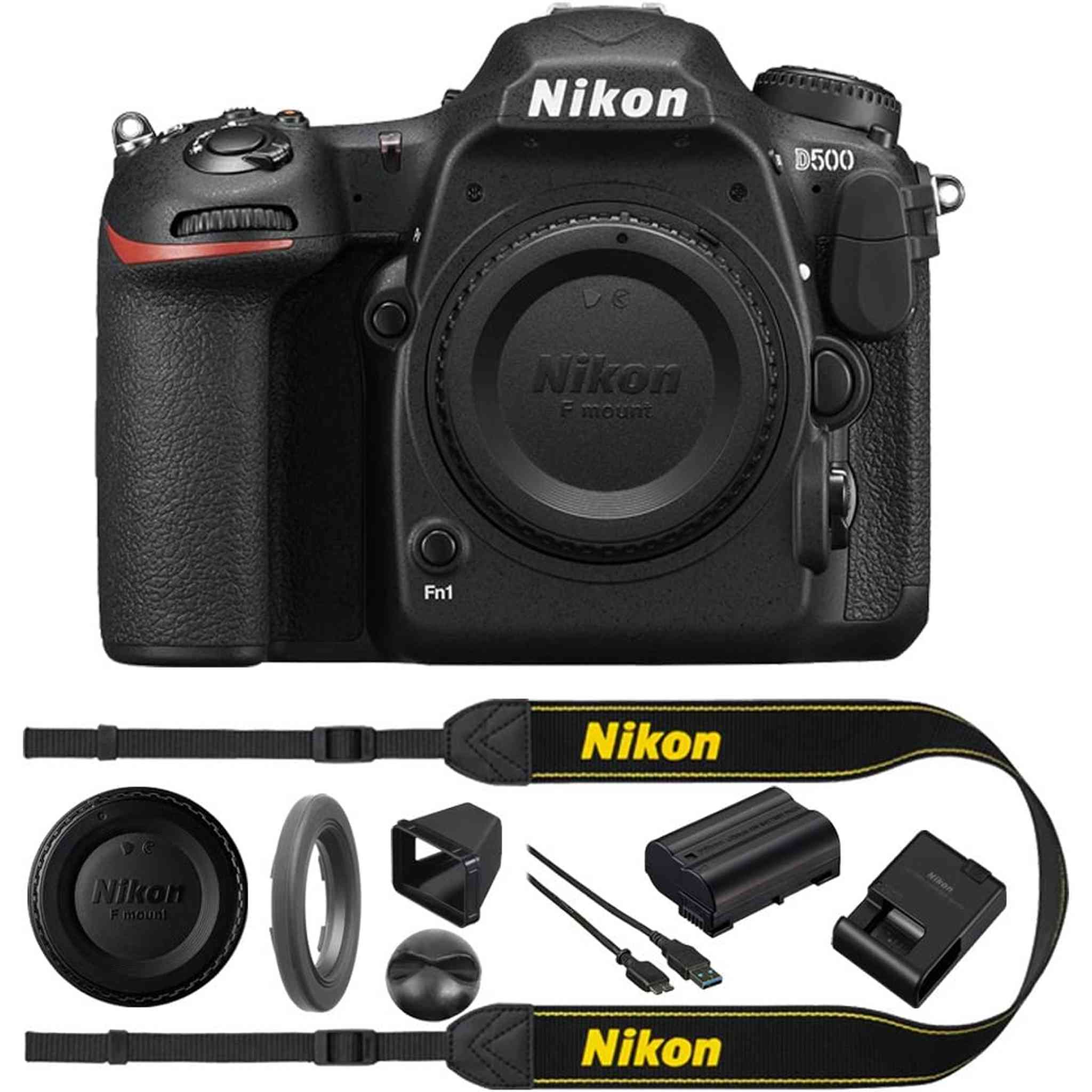 Nikon D500 20.9MP CMOS DX-Format DSLR Digital Camera Body Only - Renewed - Reconditioned Nikon