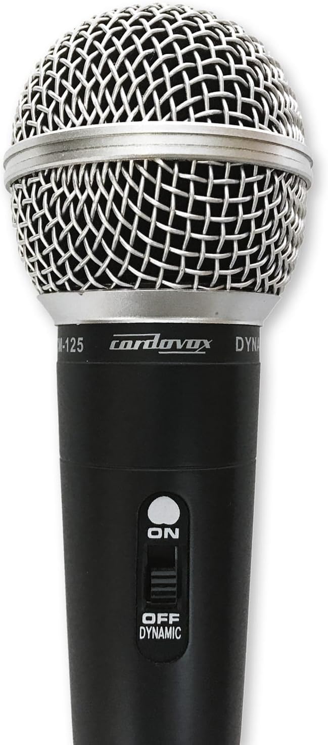 Dynamic Microphone Compatible With Interface. Set Comes With Cable & Case. Hyper Cardioid Mic With Tone Quality And On Off Switch