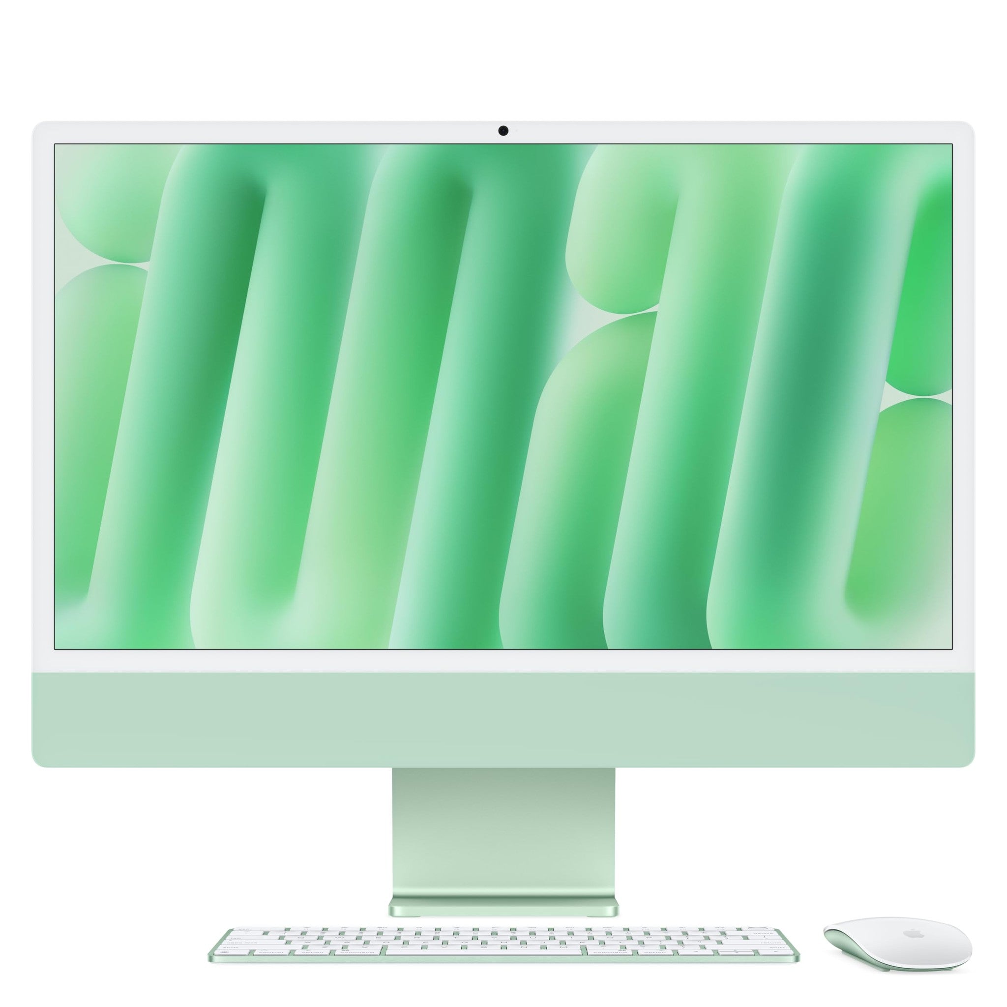 Apple 2024 iMac All-in-One Desktop Computer with M4 chip with 10-core CPU and 10-core GPU: Built for Apple Intelligence, 24-inch Retina Display, 16GB Unified Memory, 256GB SSD Storage; Green - Refurbished