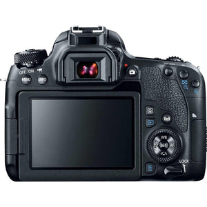 Canon EOS 77D DSLR Camera with 18-135mm is USM Lens & 75-300mm III Lens + Flash + UV FLD CPL Filter Kit + Wide Angle& Te