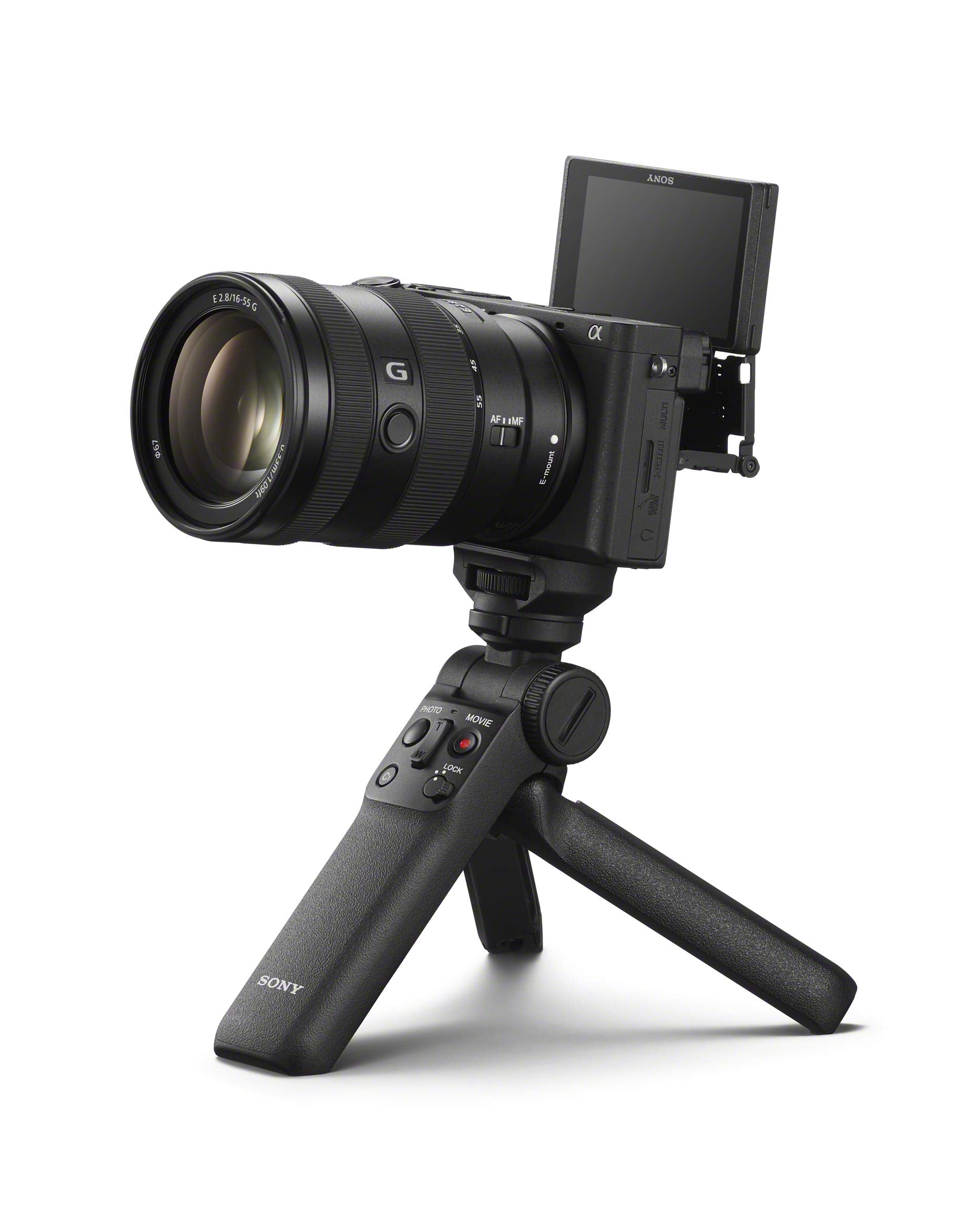 Sony Wireless Bluetooth Shooting Grip and Tripod for still and video, ideal for vlogging GP-VPT2BT