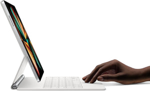 Apple Magic Keyboard: iPad Keyboard and case for iPad Pro 12.9‑inch 3rd, 4th, 5th and 6th Generation , Great Typing Experience, Built-in trackpad, US English - White