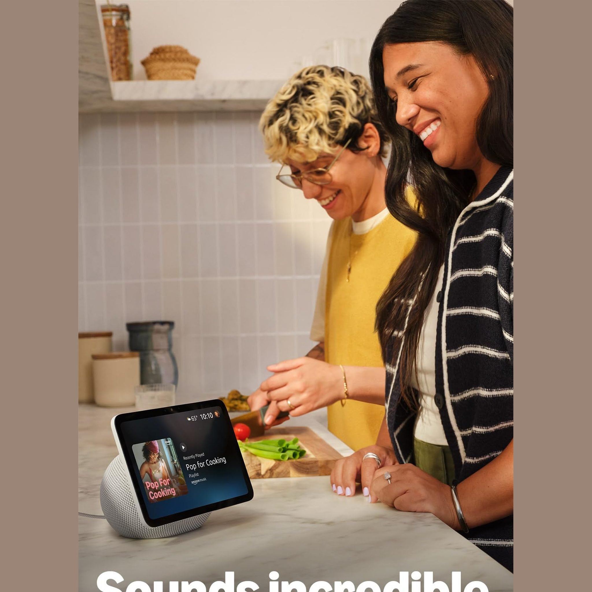 Amazon Echo Show 8 newest model , Vibrant HD 8.7" display with spatial audio, Designed for Alexa+, Glacier White