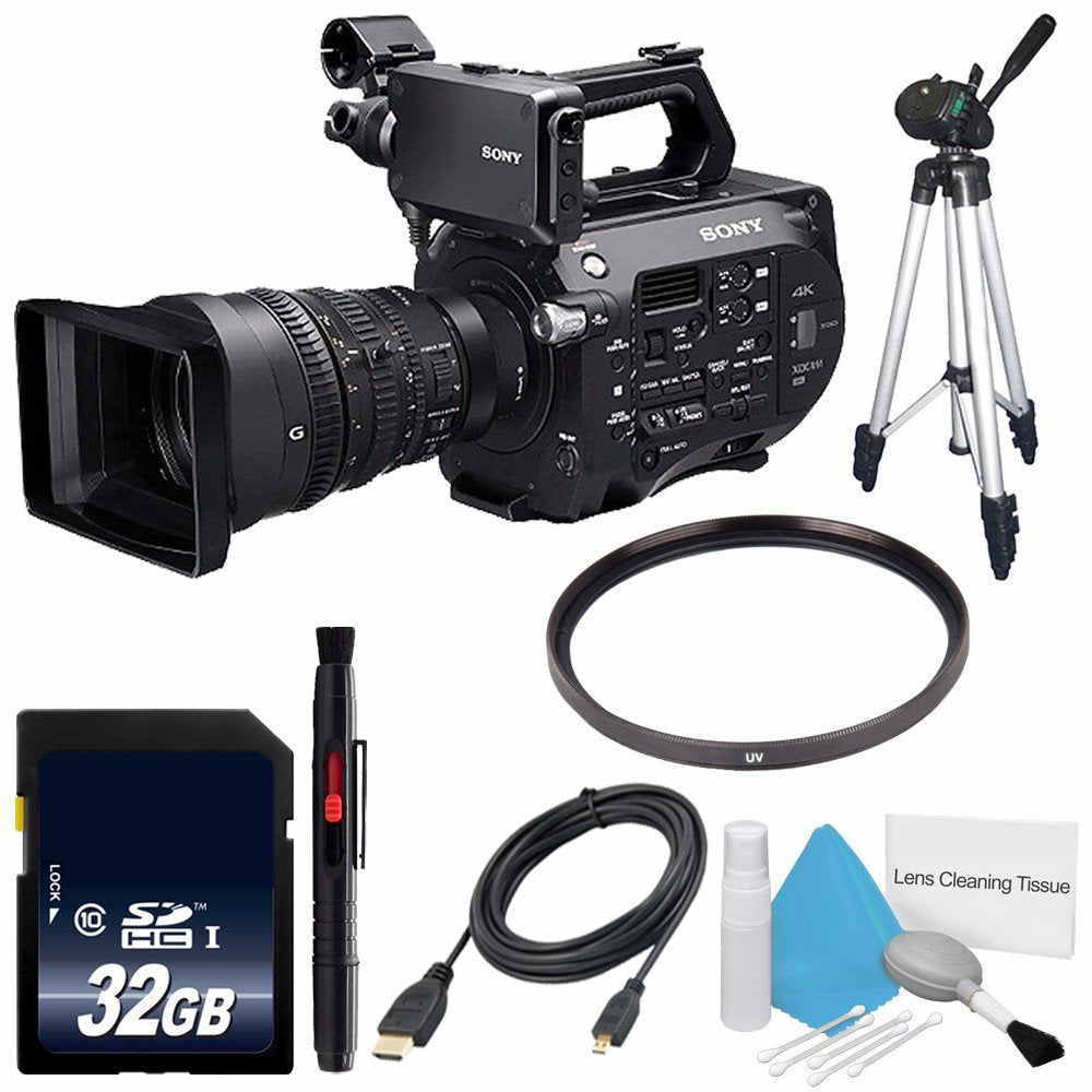 Sony PXW-FS7 4K Camcorder 28-135mm Zoom Lens (International Model) + 32GB Memory Card