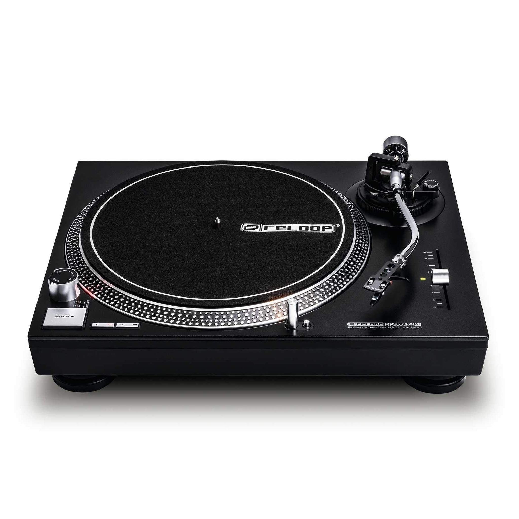 Reloop RP-2000 MK2 Professional Direct Drive USB Turntable System Reloop