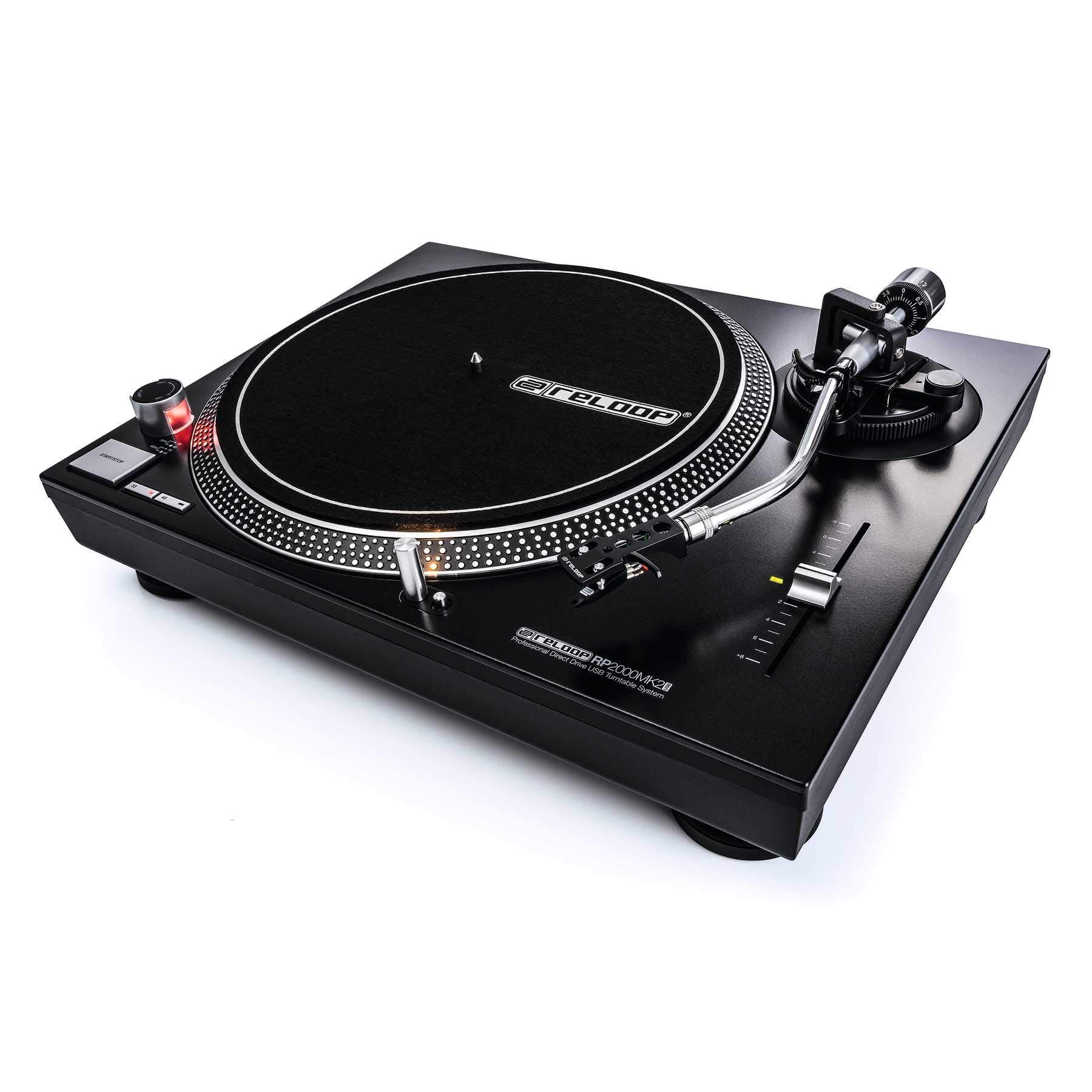 Reloop RP-2000 MK2 Professional Direct Drive USB Turntable System